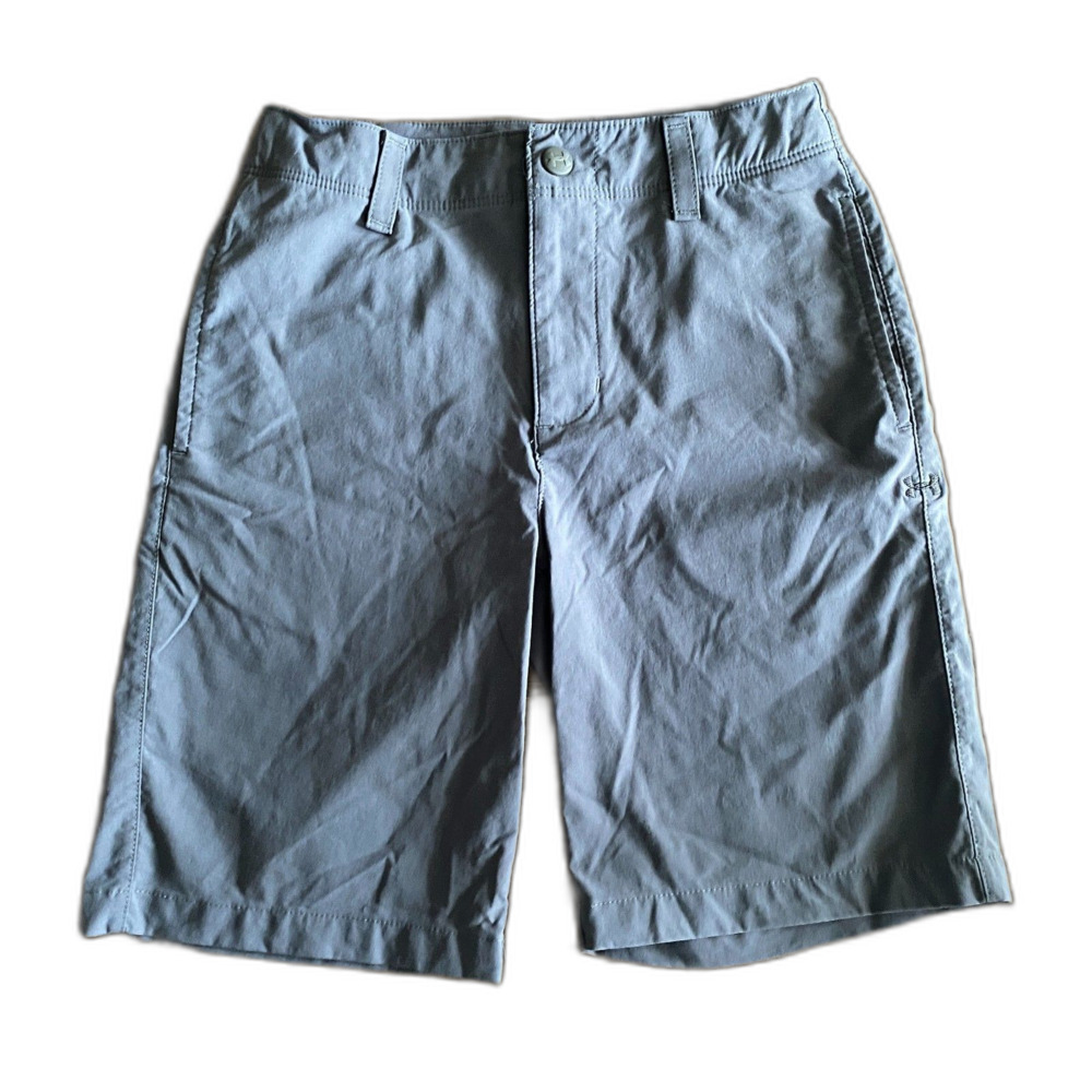 Under Armour Gray Nylon Shorts Boys' 7